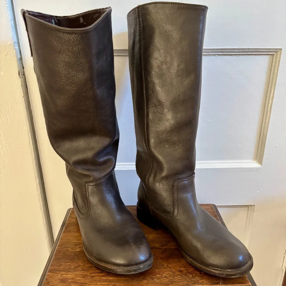 Leather Riding Boots - Picture 2 of 5